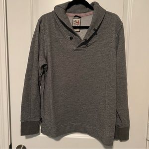 Grey Relwen Shawl Collar Sweater